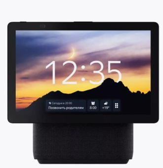 Умная колонка Яндекс Станция Дуо Макс с Zigbee, черный