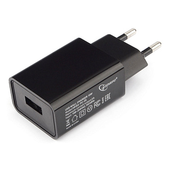 Сетевое зарядное устройство Cablexpert MP3A-PC 10W USB-A черный