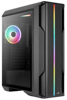 Корпус Aerocool Splinter Duo-G-BK-v1 (Miditower, 2*USB3.0, ARGB, ATX, без БП) чёрный