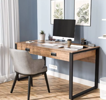 Стол компьютерный MaDXRacer BOSTON LB14/GOLIFAX EDITION (сталь. ножки, 1390шх690гх750, до 100кг) LOFT