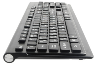 Комплект беспроводной (клавиатура+мышь) Gembird KBS-7200 Wireless USB Black