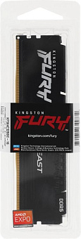 Модуль памяти DDR5 16Gb 6400MHz Kingston FURY Beast Black RGB EXPO CL32
