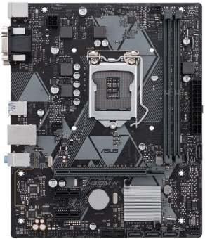 Материнская плата Socket-1151-v2 ASUS PRIME H310M-K (H310) 2*DDR4 2*PCI-Ex1 1*PCI-Ex16 4*SATA VGA DVI mATX