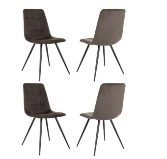 Кресло Бюрократ CH-K1_4 комплект 4шт коричневый Holland 74 металл черный на ножках