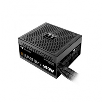 Блок питания 650W Thermaltake Smart BM2 (140mm, 20+4pin, 4+4pin, 4*8pin, 6*Sata, 4*Molex, 80+ Bronze)