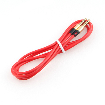 Кабель аудио-видео 3.5Jack (m) < - > 3.5Jack (m)  1.0м, Cablexpert, блистер, красный