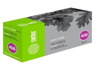 Картридж лазерный Cactus CS-CLT-K406S для Samsung, черный