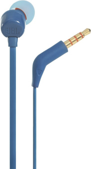 Наушники проводные JBL T110 jack 3.5mm Blue (синий)
