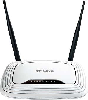 Wi-Fi роутер TP-Link TL-WR841N N300, 2.4 ГГц, 100 Мбит/с, белый