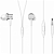Наушники проводные Xiaomi Mi In-Ear Basic 3.5мм Silver