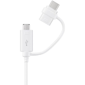 Кабель USB-A < - > microUSB, 1.5м, Samsung White