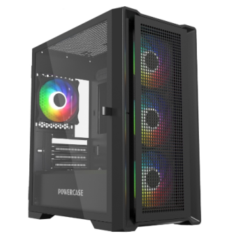 Корпус Powercase Alisio Micro X4B V2 mATX Bllack