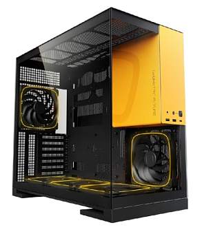 Корпус Geometric Future Model 5 ARGB ATX чёрный/желтый