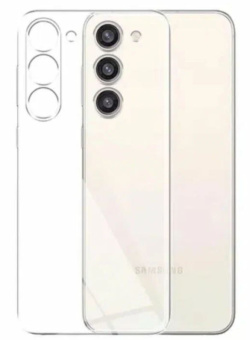 Чехол для смартфона Samsung Galaxy S24 Plus - силиконовый прозрачный