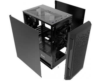 Корпус Powercase Mistral Micro Z2B SI mATX Bllack