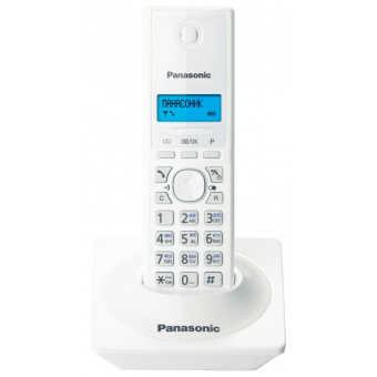 Радиотелефон Panasonic DECT KX-TG 1711 RUW (АОН, белый)
