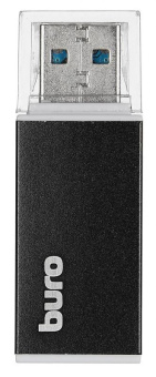 Внешний картридер USB2.0 Buro BU-CR-3104 microSD/SD/MS/MS Pro/MS Duo/MMC, черный