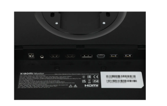 Монитор 27" Xiaomi 4K Monitor A27Ui (IPS 3840x2160 6ms 60Hz HDMI DP USB-C) Black