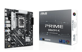 Материнская плата Socket-1851 Asus PRIME B860M-K (B860) 2*DDR5 HDMI DP mATX