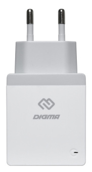 Сетевое зарядное устройство Digma DGWC 10W USB-A White