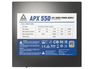 Блок питания 550W Montech APX 550W 80+ Standard