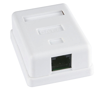 Розетка 1 port RJ-45 UTP 8P8C кат.5е