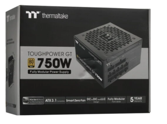 Блок питания 750W Thermaltake Toughpower GT 140mm 80+ Gold
