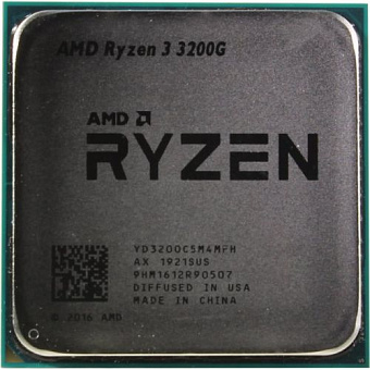 Процессор Socket-AM4 AMD Ryzen 3 3200G (3.6/4Mb/65W/Vega 8/4C4T) OEM