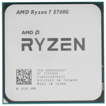 Процессор Socket-AM4 AMD Ryzen 7 5700G (3.8/16Mb/65W/Vega 8/8C16T) OEM
