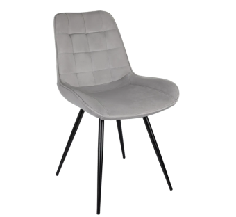 Кресло Бюрократ CH-K2 св.серый Holland 09 металл черный на ножках