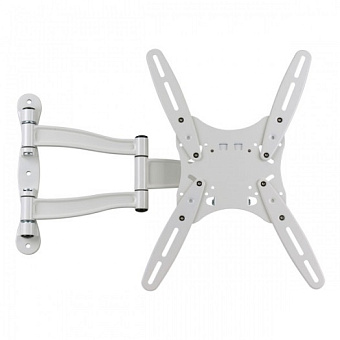 Крепление для телевизора Kromax Techno-5 White (настенное, регулируемое, с коленом, max 35кг, VESA 400)
