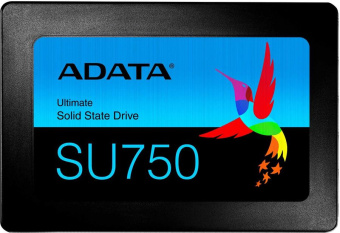 Накопитель SSD SATA 256Gb ADATA Ultimate SU750 (TLC, 550/520 Мбайт/сек)