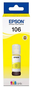 Картридж струйный EPSON 106Y для Epson L7160/7180, жёлтый
