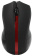 Мышь беспроводная Оклик 615MW черный/красный