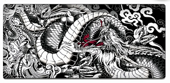 Коврик для мыши GameCover Дракон (800 x 300 x 3 мм) черный