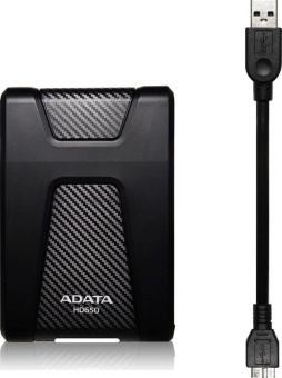 Внешний жесткий диск 1Tb ADATA HD650 2.5" USB3.1 Black