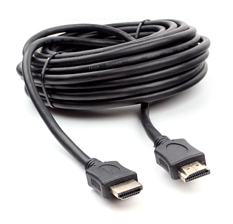 Кабель соединительный HDMI (m) < - > HDMI (m) 10.0м, ver 2.0, Cablexpert, экранированный, черный