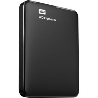 Внешний жесткий диск 1Tb WD Elements Portable 2.5" USB3.0 Black