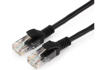 Кабель патч-корд Patch cord кат.5e  7.5м, Cablexpert, многожильный, чёрный