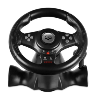 Руль SVEN GC-W150 USB, виброотдача, педали, джойсти, черный