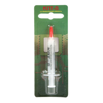 Термопаста КПТ-8,  1.5гр, шприц