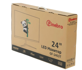 Монитор 23.8'' Pinebro GF-2403T (IPS 1920x1080 5ms 165Hz HDMI DP USB-C) Black