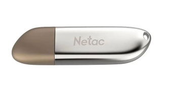 Флешка 64Gb Netac U352 USB3.0 с колпачком, металлическая