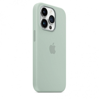 Чехол для смартфона Apple iPhone 14 Pro Max 6.7" - Silicone Case Succulent (зеленый)