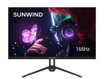Монитор 27" SunWind SUN-M27BA107 (IPS 1920x1080 3ms 165Hz DP HDMI) Black