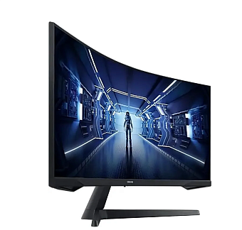 Монитор 34" Samsung Odyssey G5 (VA 3440x1440 1ms 165Hz HDMI DP) черный