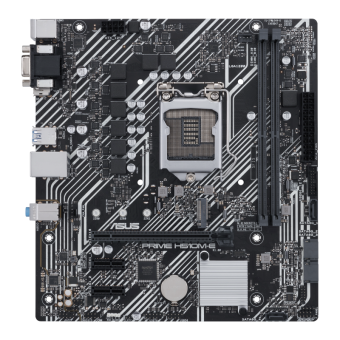 Материнская плата Socket-1200 ASUS PRIME H510M-E (H470) 2*DDR4 M.2 HDMI VGA DP mATX