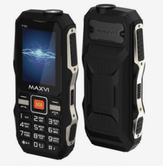 Мобильный телефон Maxvi P100 черный