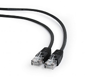 Кабель патч-корд .Patch cord кат.5e  0.5м, Cablexpert, многожильный, черный