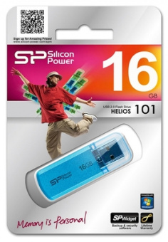 Флешка 16Gb Silicon Power Helios 101 USB blue